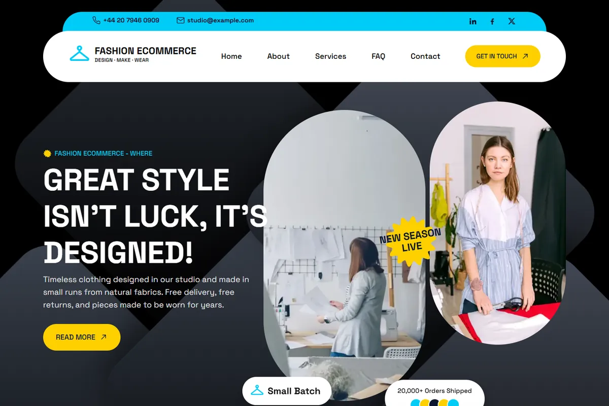 Multi Business website theme