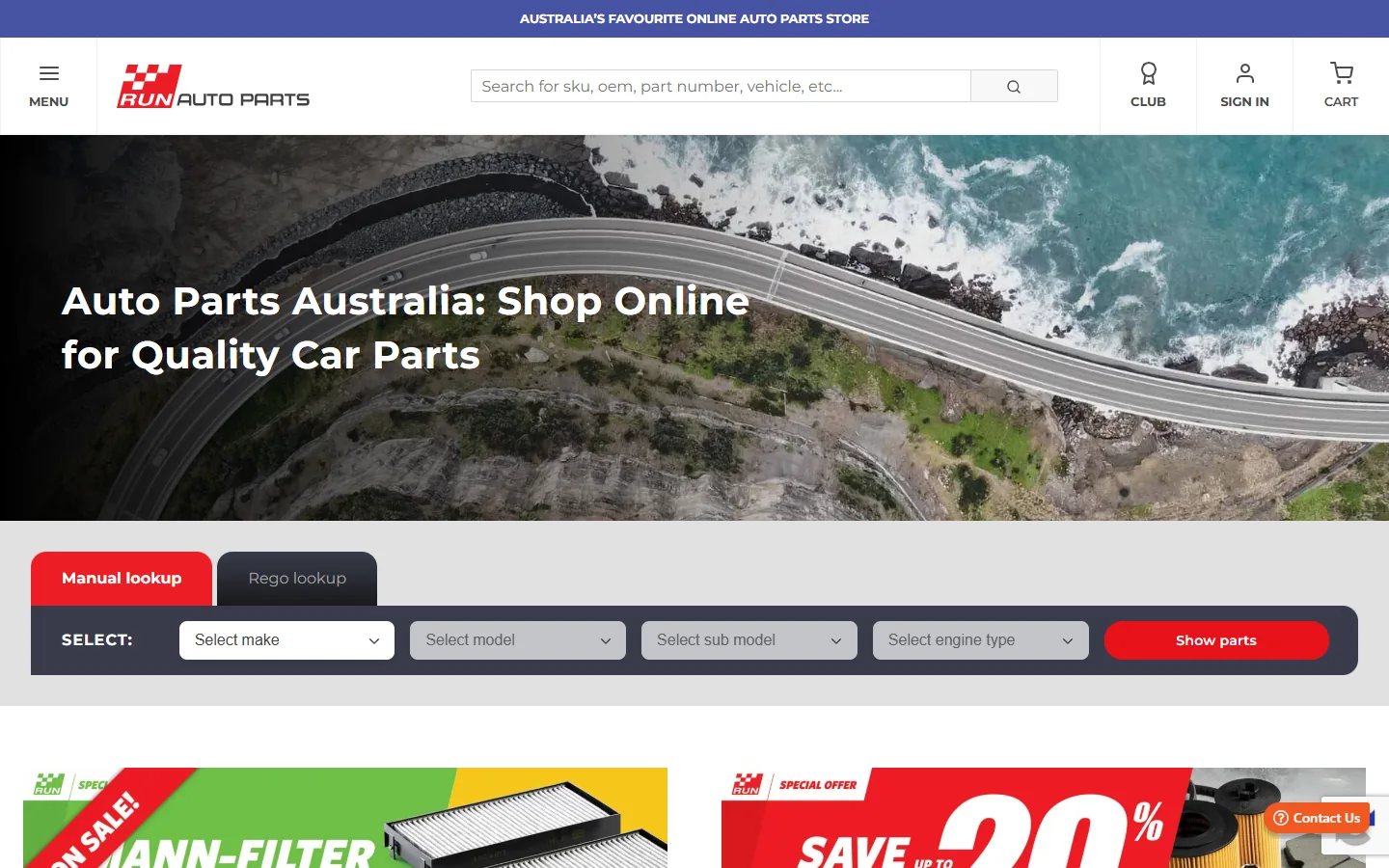 Run Auto Parts on desktop