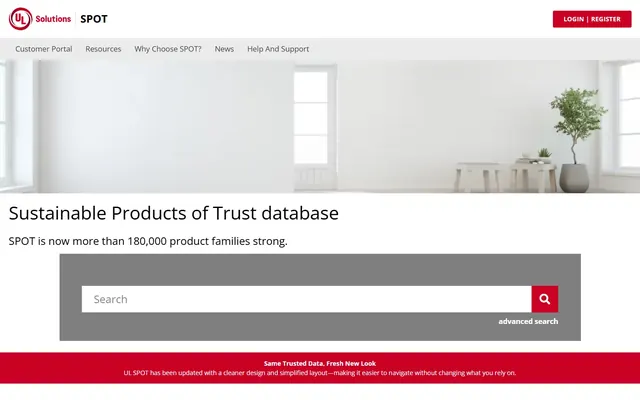 UL Spot website