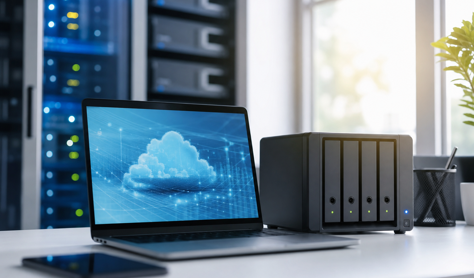 What is web hosting — server room and managed hosting infrastructure