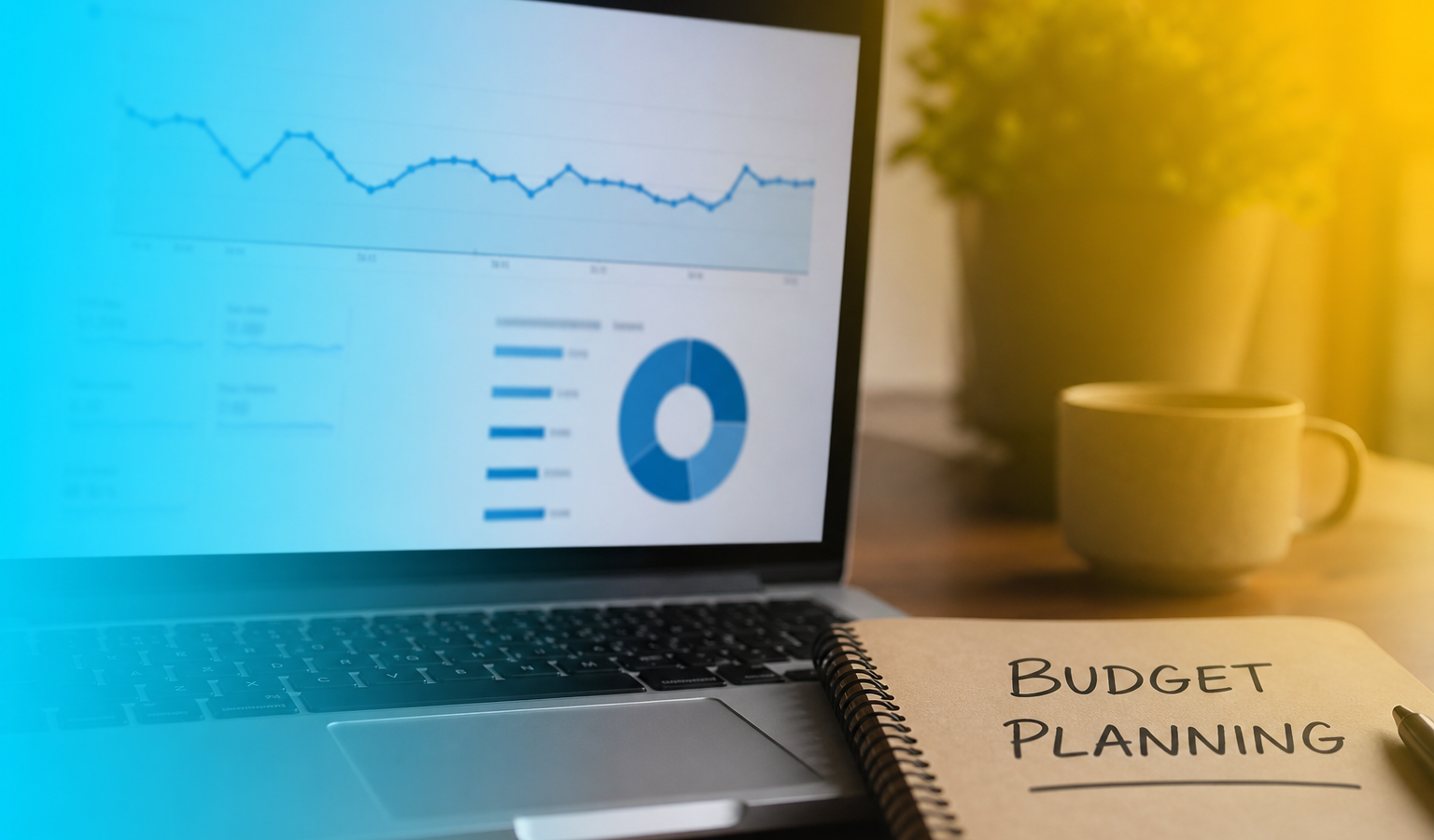 SEO vs Google Ads comparison — search analytics and marketing budget planning
