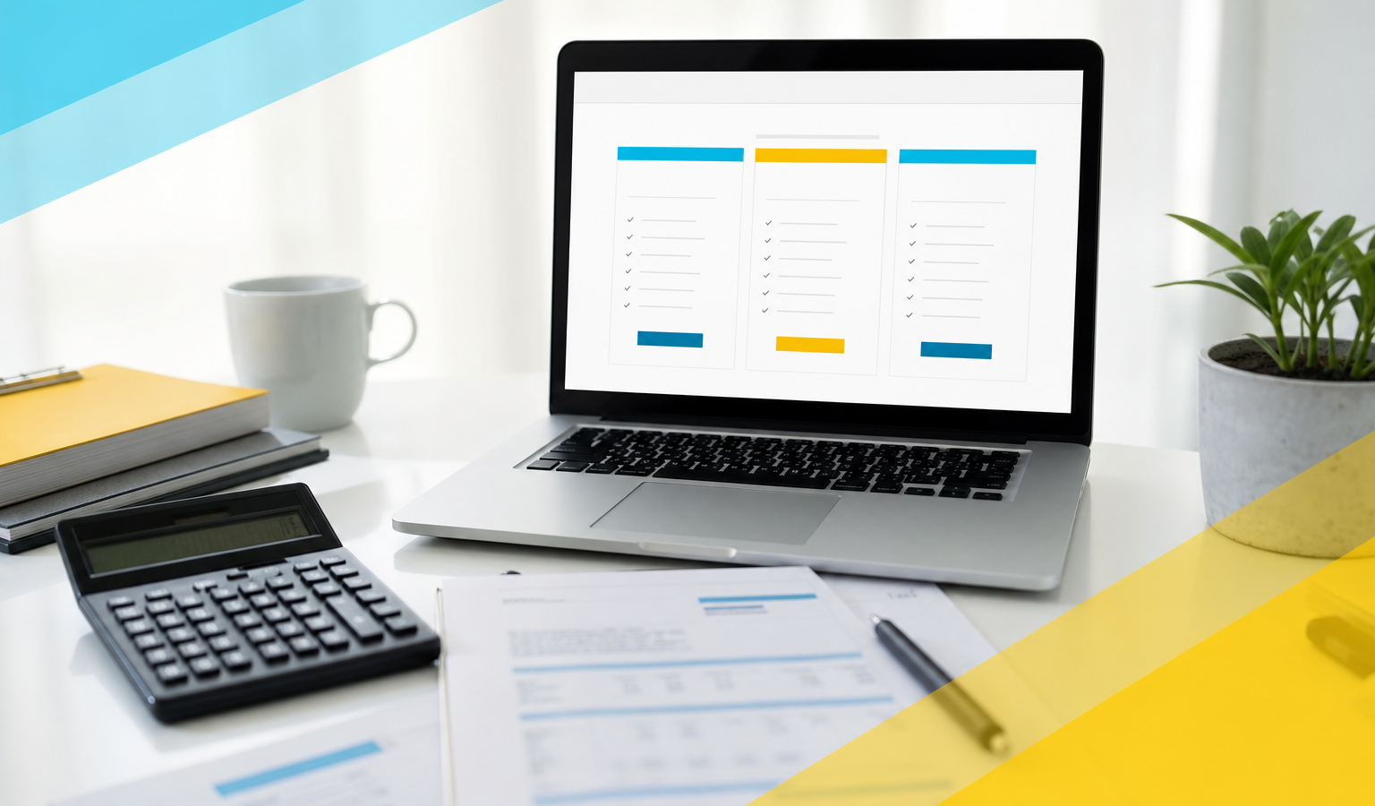 How much does a website cost in 2026 — pricing calculator and website mockup