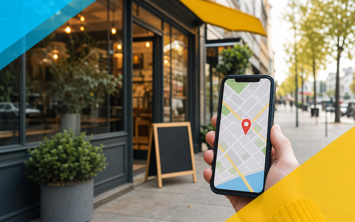 Local SEO for small businesses — storefront and maps location pin