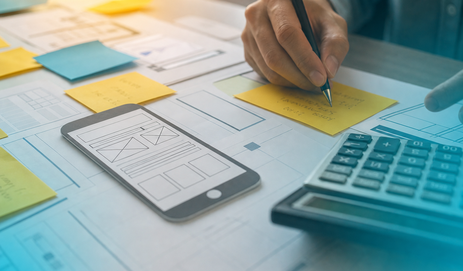 Cost to build a mobile app — smartphone prototype and budget planning